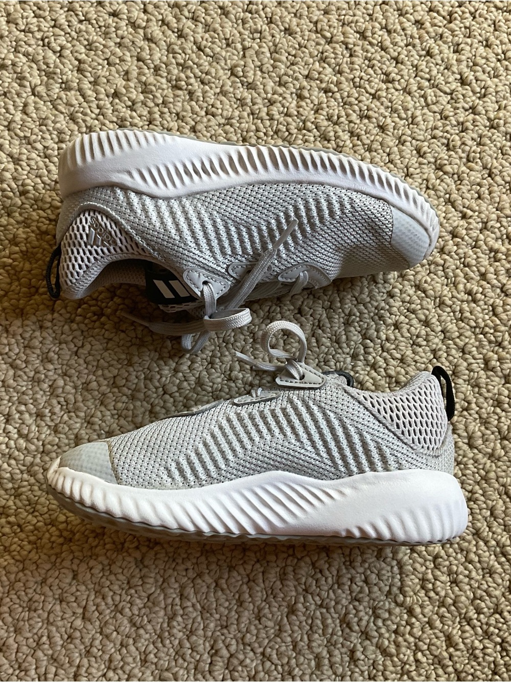 Adidas Kid’s Grey Athletic Sneakers Size 8K